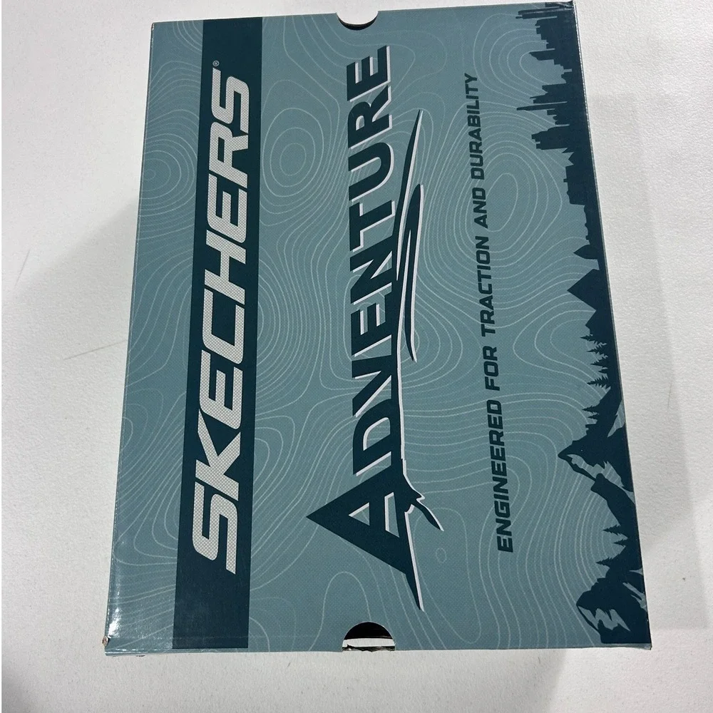 Skechers Hillcrest Mens 12 Charcoal Trail Running Hiking Sneakers 255184BJ‎ NEW